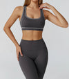 SPARK Contrast Color Brushed Yoga Bra ZC2036