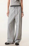 SPARK Double Waist Casual Wide Leg Pants TH25154