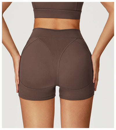 SPARK Naked Sensation High-Waisted Yoga Shorts for Women ZC4509