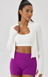 SPARK Yoga Jacket Stand Collar Tops For Women YEL52567