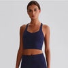 SPARK V Neck Yoga Crop Tank Tops LQ8021