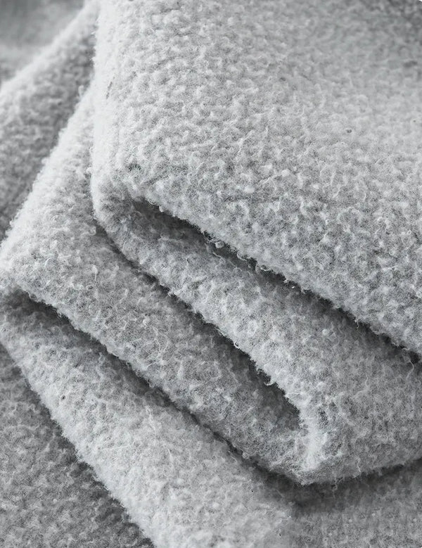 SPARK Unisex Washed-Style Plush-Lined Sweatshirt Set PL8305
