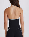SPARK Halter Neck Spaghetti Straps Yoga Tank Top QY6550
