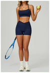 SPARK Cross High Waist Shorts for Women ZC2030
