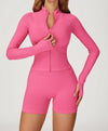 SPARK Stand Collar Zipper Yoga Jacket For Women ZC4513
