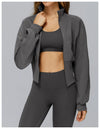 Spark Stand-up Collar Sweatshirt Versatile Sports Jacket ZC2500