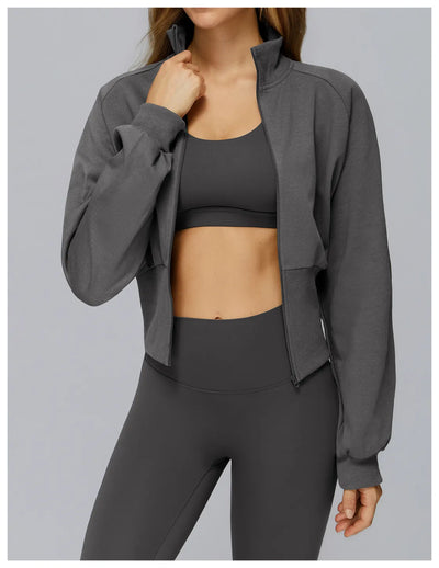 Spark Stand-up Collar Sweatshirt Versatile Sports Jacket ZC2500