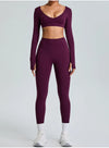 SPARK Women's Sexy V Neck Yoga Fitness Crop Top YJ0217