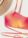 SPARK Tie Dye Bikini with Coverup Beach Skirt ZY8B2214