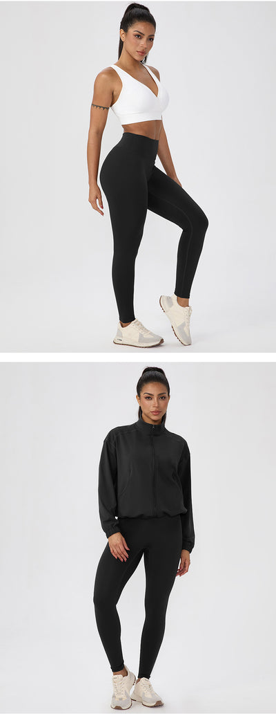 SPARK Women's Warm Plush Outdoor Sports Fitness Leggings YEL52328