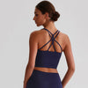 SPARK V Neck Yoga Crop Tank Tops LQ8021