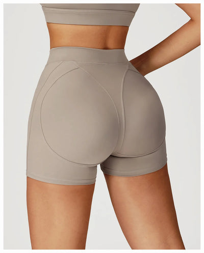 SPARK Naked Sensation High-Waisted Yoga Shorts for Women ZC4509