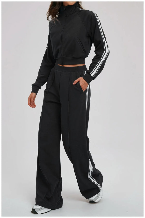 SPARK Color-blocked Athletic Sweatshirt Jacket ZC2519