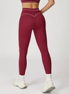 SPARK Contrast Color Sanded Folded High Waist Leggings ZC7028