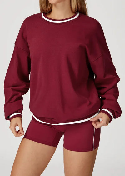 SPARK Autumn Contrast Color Leisure Windproof Sweatshirt ZC7028