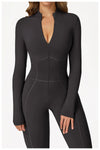 SPARK Plush Warm Stand Collar Zipper Long-sleeved Jumpsuit ZC5050