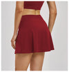 SPARK Women’s High Waisted Tennis Skirt with Built-in Shorts ZC6116