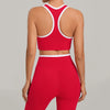 SPARK Women's Color Block U-Neck Yoga Tank Top TF4012