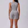 SPARK Athletic Short Bodysuit with Zipper FYD212