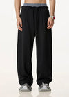 SPARK Double Waist Casual Wide Leg Pants TH25154
