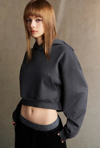 SPARK Big Pocket Hooded Sweatshirt For Women TH25501