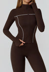 SPARK Contrast Color Slim Yoga Jacket ZC2036