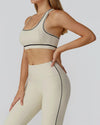 SPARK Contrast Color Brushed Yoga Bra ZC2036