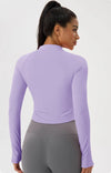 SPARK Yoga Jacket Stand Collar Tops For Women YEL52567