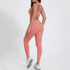 SPARK Yoga Zipper Long Jumpsuit LQ4085