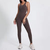 SPARK Yoga Zipper Long Jumpsuit LQ4085