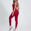 SPARK Yoga Zipper Long Jumpsuit LQ4085