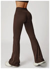 SPARK Cross High Waist Flared Pants for Women ZC2030