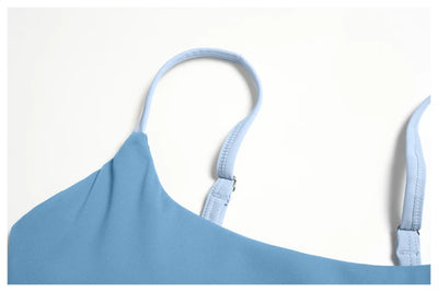 SPARK Women's Color Block Spaghetti Strap Yoga Bra ZC6116