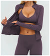 SPARK Yoga Long-sleeved Zip-up Pocket Jacket For Women ZC4510