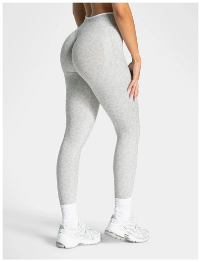 SPARK Seamless Leopard-print Yoga Fitness Leggings RXW3006-2