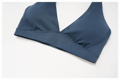 SPARK Deep V Shaped Halter Neck Yoga Bra ZC9308