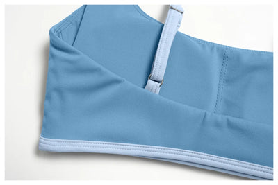 SPARK Women's Color Block Spaghetti Strap Yoga Bra ZC6116