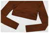 SPARK High Collar Yoga Hollow Back Tight Sports Top ZC4507