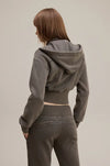 SPARK Retro Removable Hooded Jacket for Women TH25301
