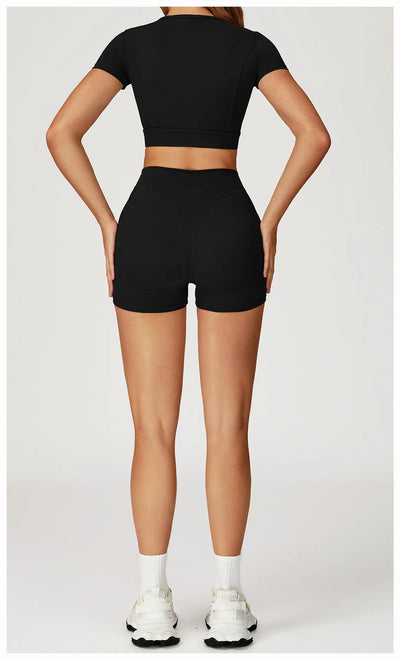 SPARK Naked Sensation High-Waisted Yoga Shorts for Women ZC4509