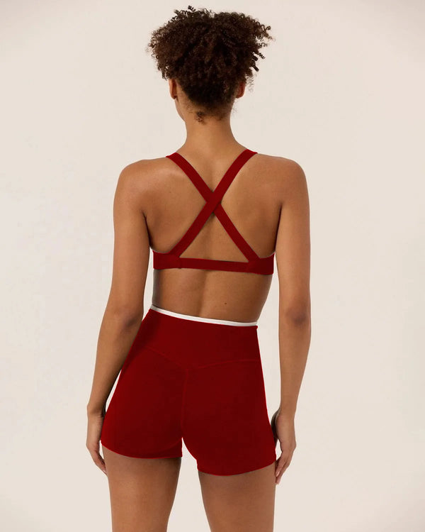 SPARK Women's Shockproof Twisted Criss-cross Yoga Bra YB85