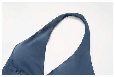 SPARK Deep V Shaped Halter Neck Yoga Bra ZC9308