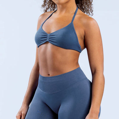 SPARK Seamless High-elastic Halter Neck Fitness Bra for Women RXW3003