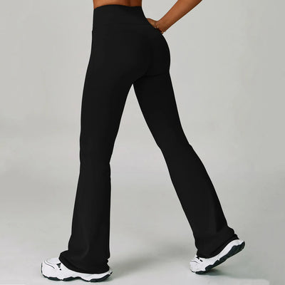 SPARK Cloud-Like High Waist Hip Lift Flared Trousers ZC3091