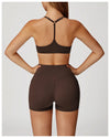 SPARK Cross High Waist Shorts for Women ZC2030