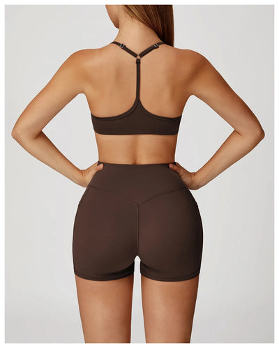 SPARK Cross High Waist Shorts for Women ZC2030