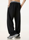 SPARK Double Waist Casual Wide Leg Pants TH25154