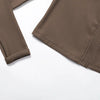 SPARK Ribbed Stand-up Collar Slim Yoga JacketZC3093