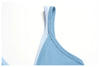 SPARK Women's Double-layer Fake Two-piece Color-Blocking Yoga Bra ZC6116