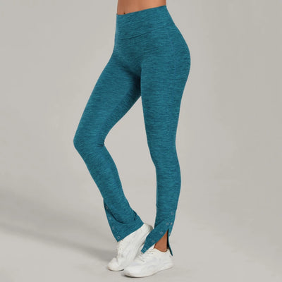 SPARK High Waist Slightly Flared Casual Athletic Pants QS29082